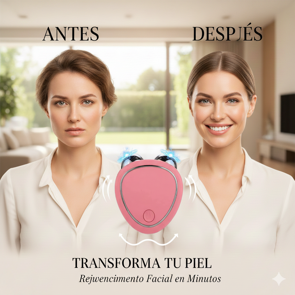 Masajeador Facial Con Microcorriente