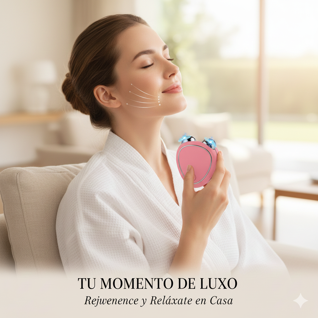 Masajeador Facial Con Microcorriente