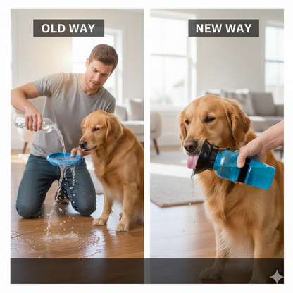Botella de agua portátil para mascotas ™