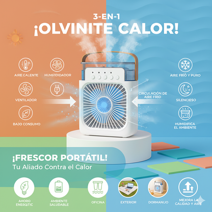 Mini ventilador de niebla de agua USB