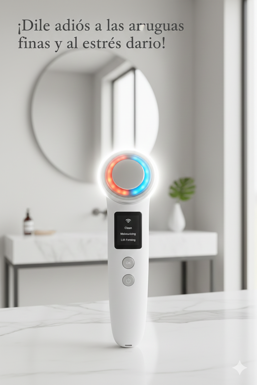 Masajeador Ultrasónico Limpieza Facial