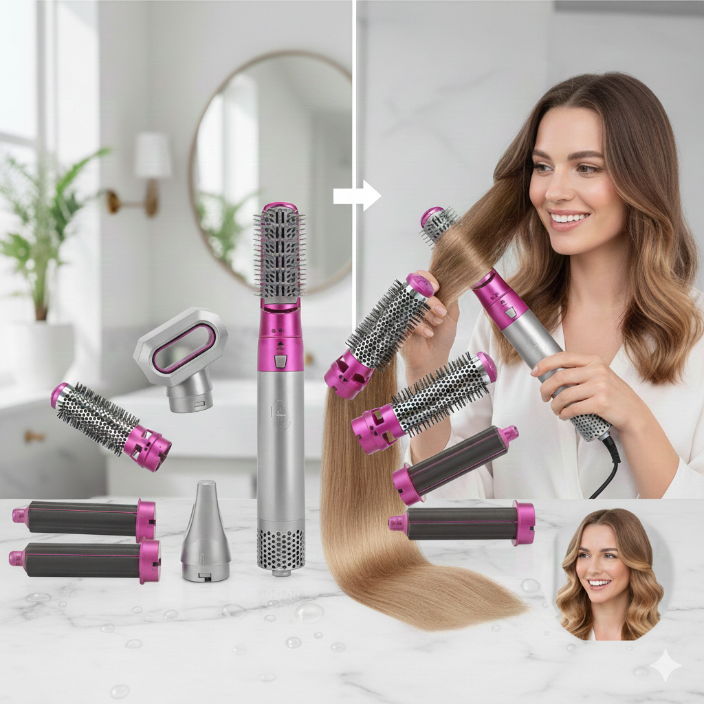 Cepillo Secador 7 en 1 Profesional